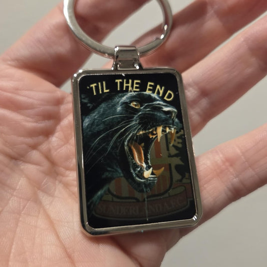 Sunderland Til The End Metal Keyring